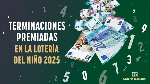 Terminaciones lotería del niño 2025,