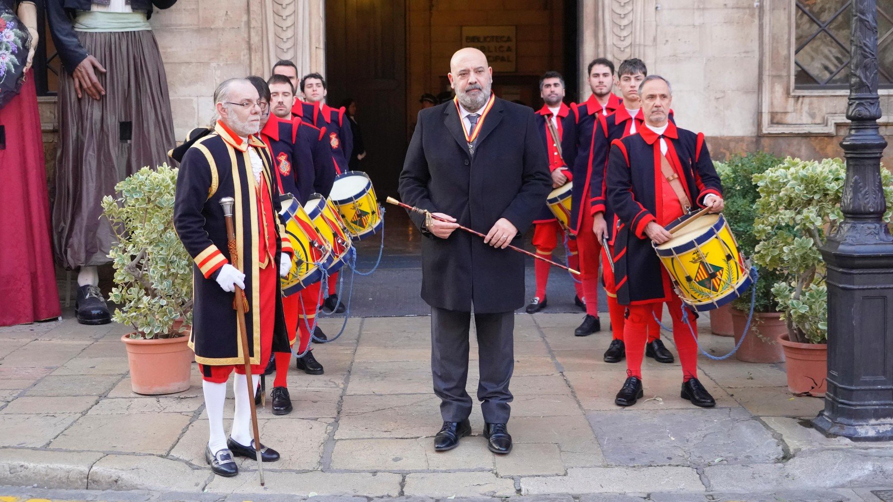 El alcalde de Palma, Jaime Martínez, durante la Festa de l’Estendard.