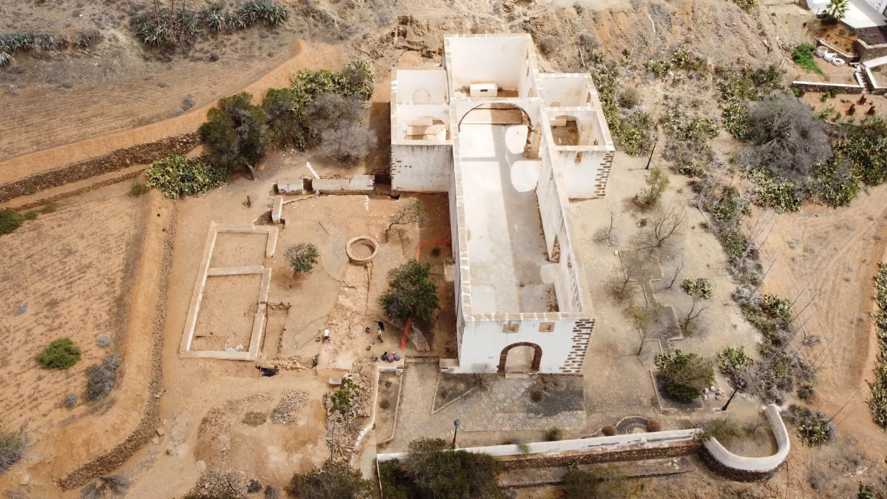 Excavación de la iglesia de San Buenaventura. Foto: Tibicena: arqueología y patrimonio.