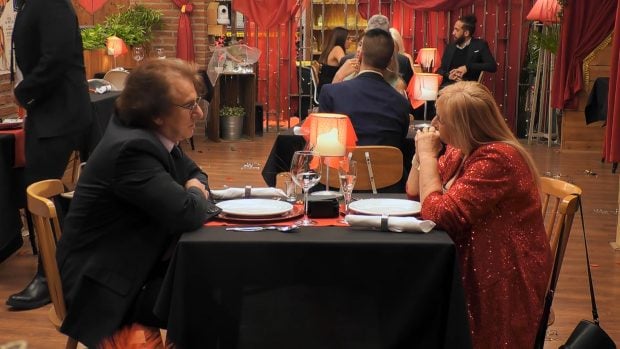 Víctor y Luisita en First Dates. (Mediaset)