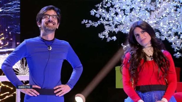 Dani Santos y María Sánchez en 'GH DÚO 3'. (Mediaset)