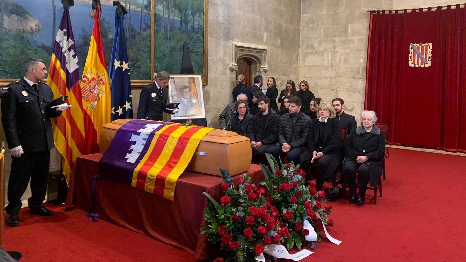 Capilla ardiente de Francesc Antich.