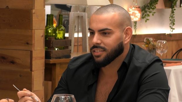 Óscar en First Dates. (Mediaset)