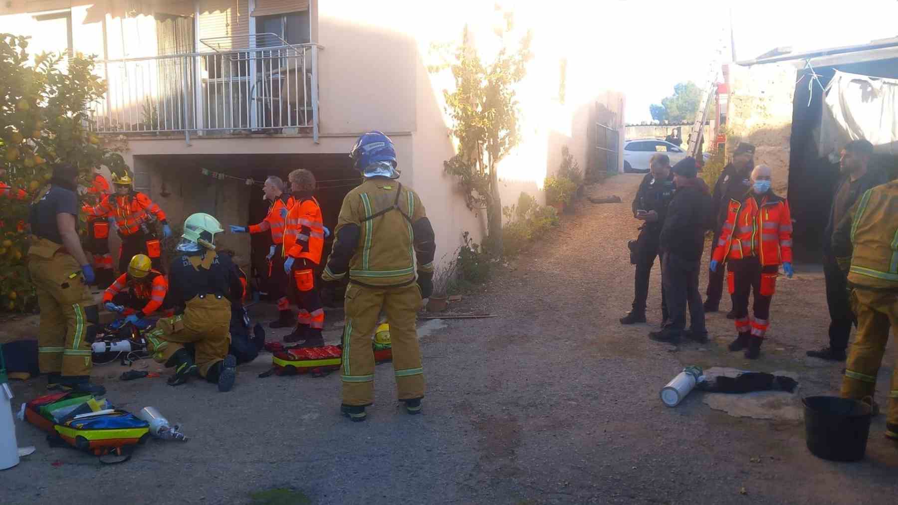 Imagen del inmueble donde tuvo lugar el incendio.