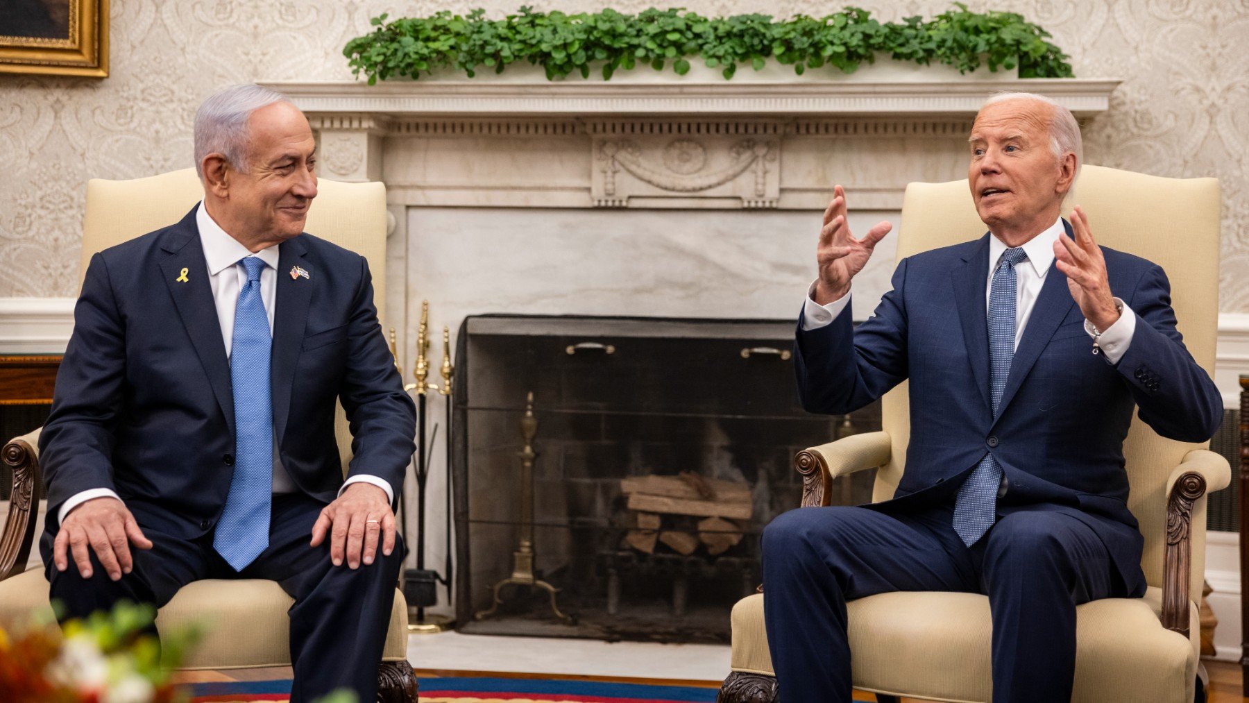 Benjamin Netanyahu y Joe Biden en el despacho oval el pasado julio. (Foto: Europa Press)