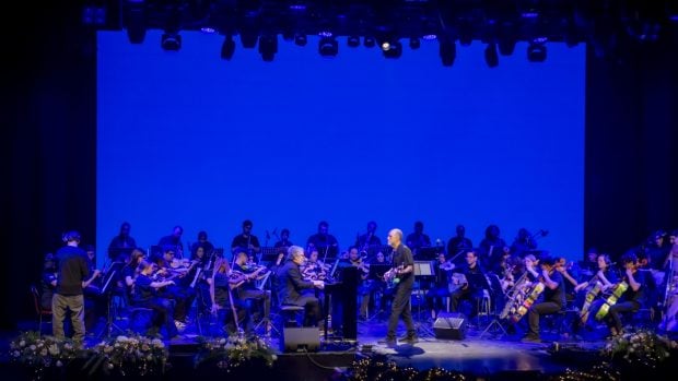 Iván Ferreiro, en un momento del concierto de NAvidad