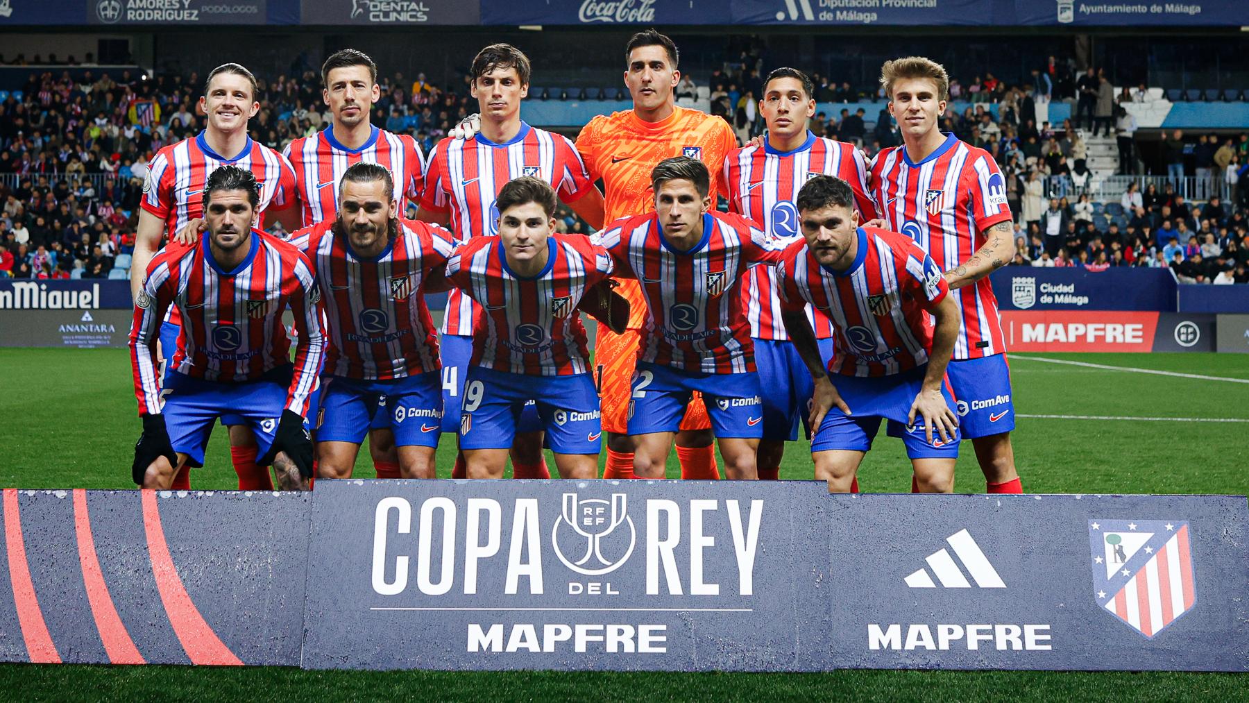 Alineación de ayer ante el Marbella.