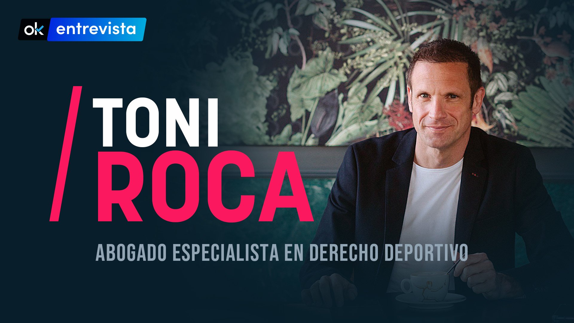 Toni Roca, abogado especialista en derecho deportivo.