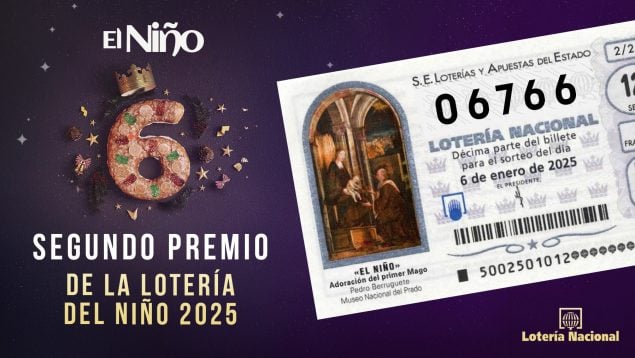 Segundo premio Lotería Niño 2025,