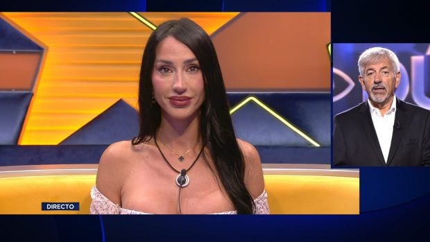 Aurah Ruiz y Carlos Sobera en GH DÚO 3. (Mediaset)