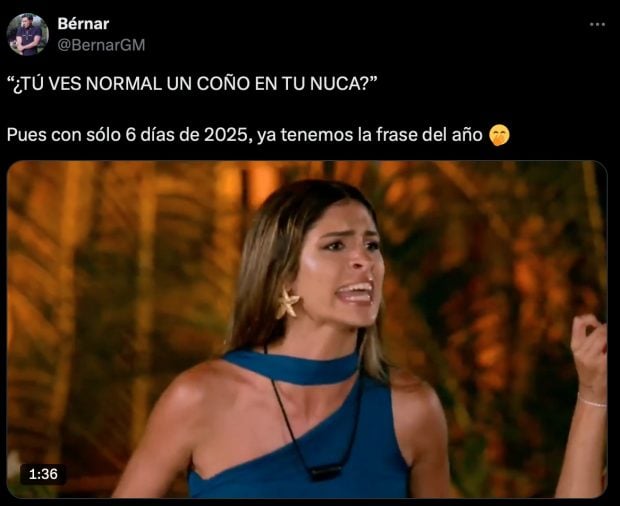 Comentario de un seguidor del programa. (X)