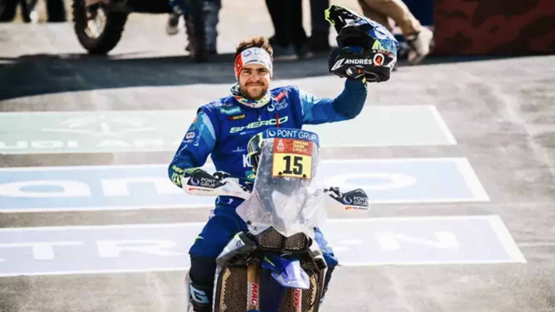 El piloto Lorenzo Santolino (Sherco), en el Rally Dakar 2025.