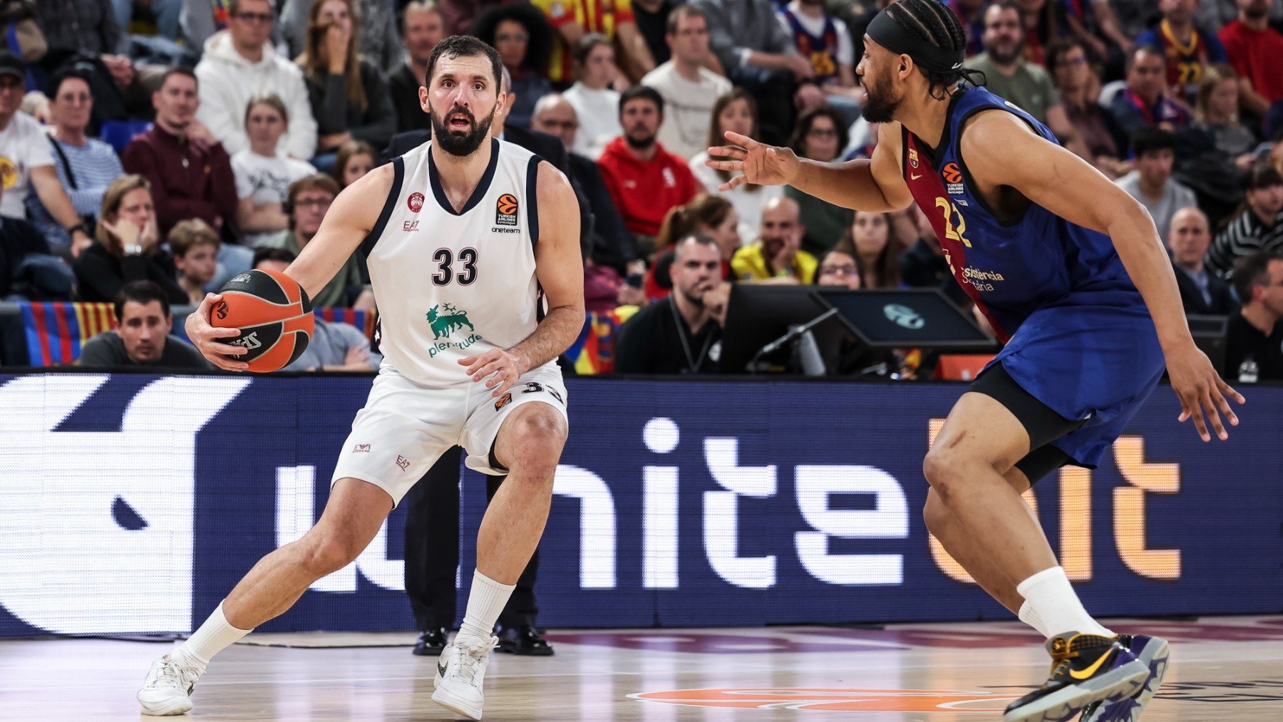 Nikola Mirotic, ante el Barcelona. (EP)