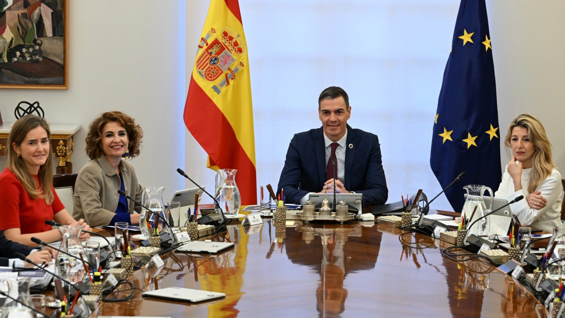 Pedro Sánchez preside el Consejo de Ministros. (EFE)