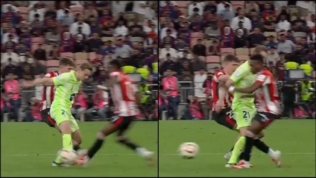 Fuera de juego, Djalo, Athletic, Iñaki Williams, De Jong, Barcelona, VAR