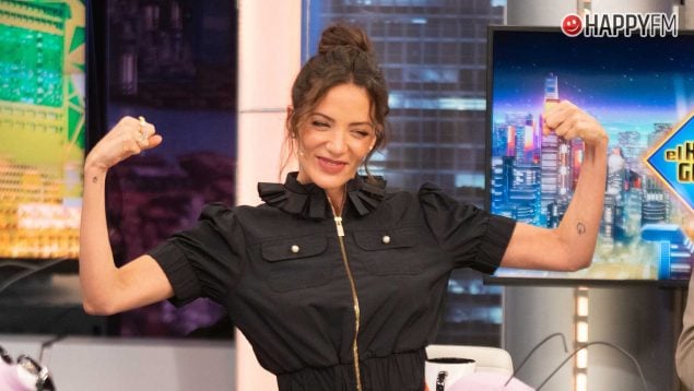 María Hervás en el plató de El Hormiguero (Atresmedia).