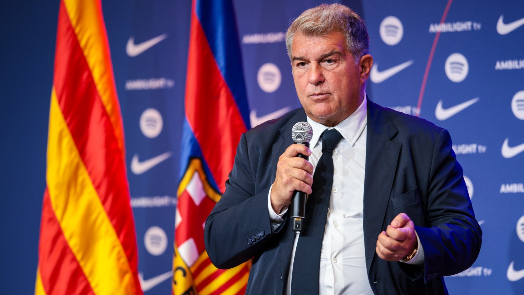 Joan Laporta. (Getty)