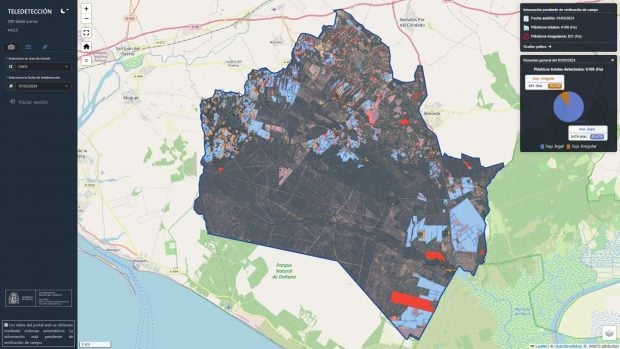 Sistema de teledetección Doñana IA