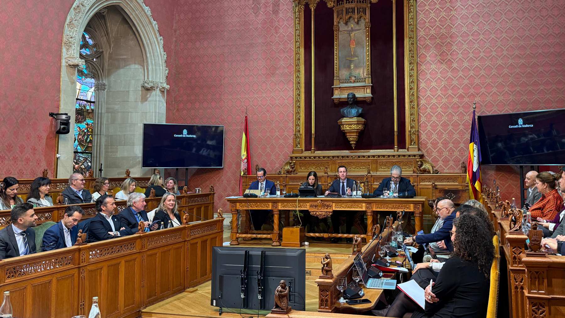 Pleno del Consell de Mallorca.