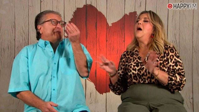 Alicia y Juanjo, participantes de First Dates. (Mediaset)