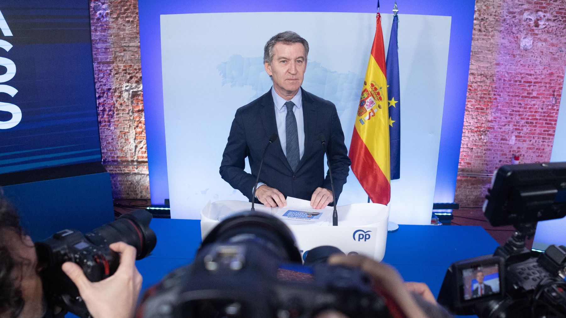 Alberto Núñez Feijóo, líder del PP. (Foto: EP)