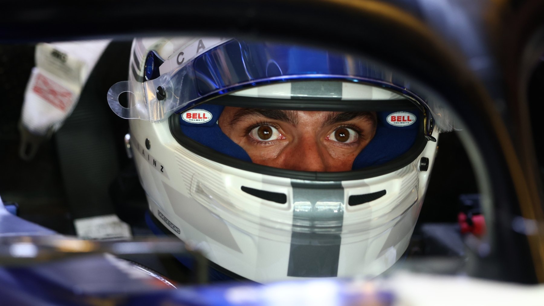 Carlos Sainz en el Williams en Abu Dabi. (Getty)