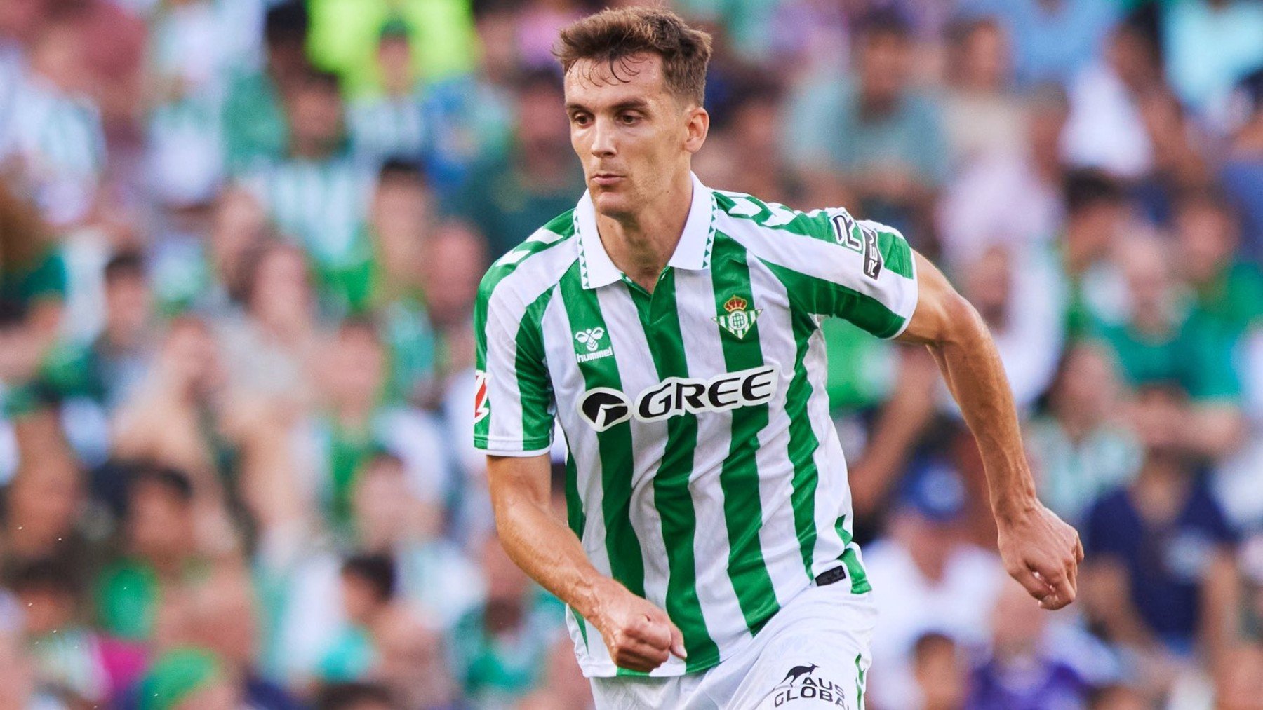 Diego Llorente con el Betis.