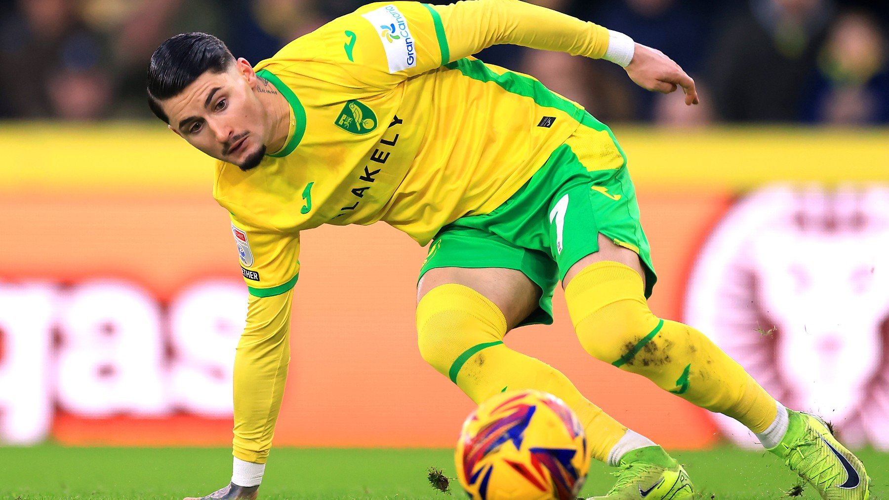 Borja Sainz con el Norwich. (Getty)