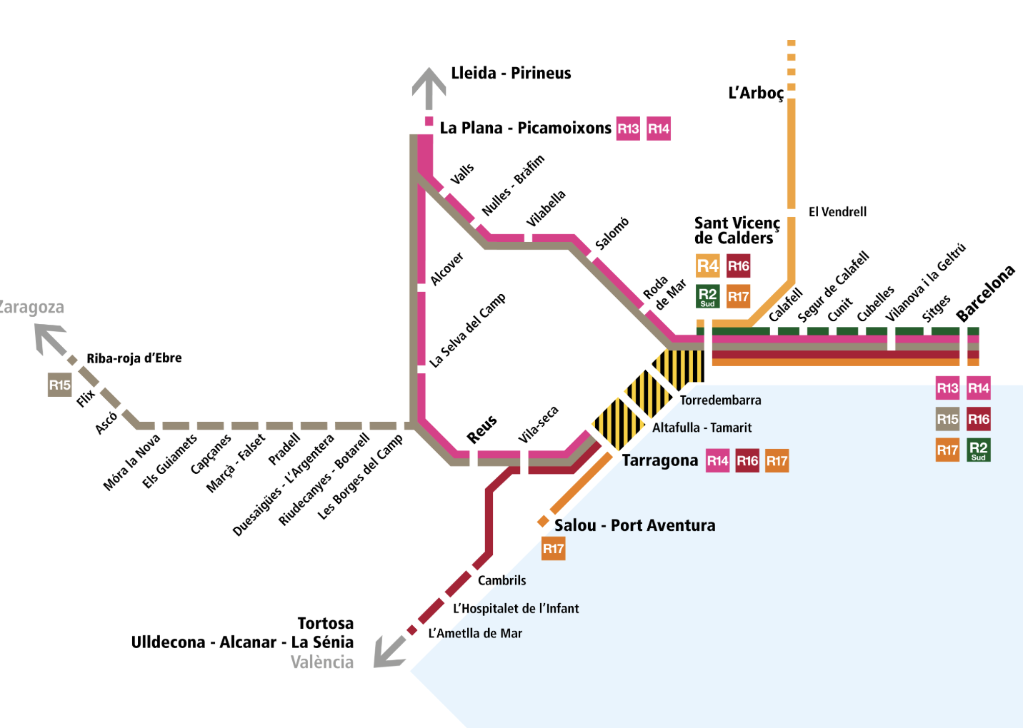 Cambios en los horarios de Rodalies: líneas afectadas por los cortes y ...