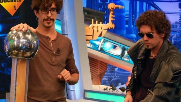 El Hombre de Negro en 'El Hormiguero' durante uno de sus programas