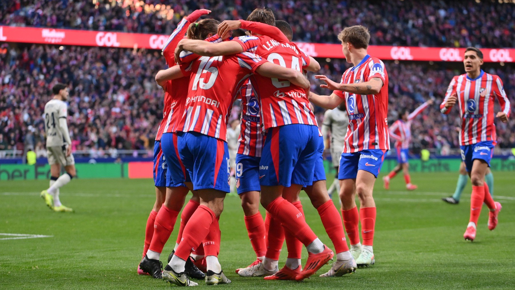 El Atlético ganó a Osasuna. (Getty)