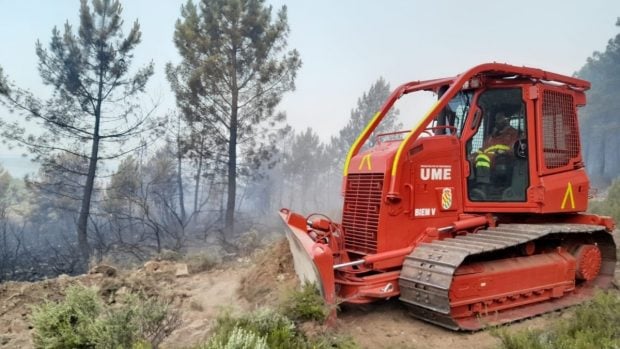 Incendio Sierra Culebra en 2022