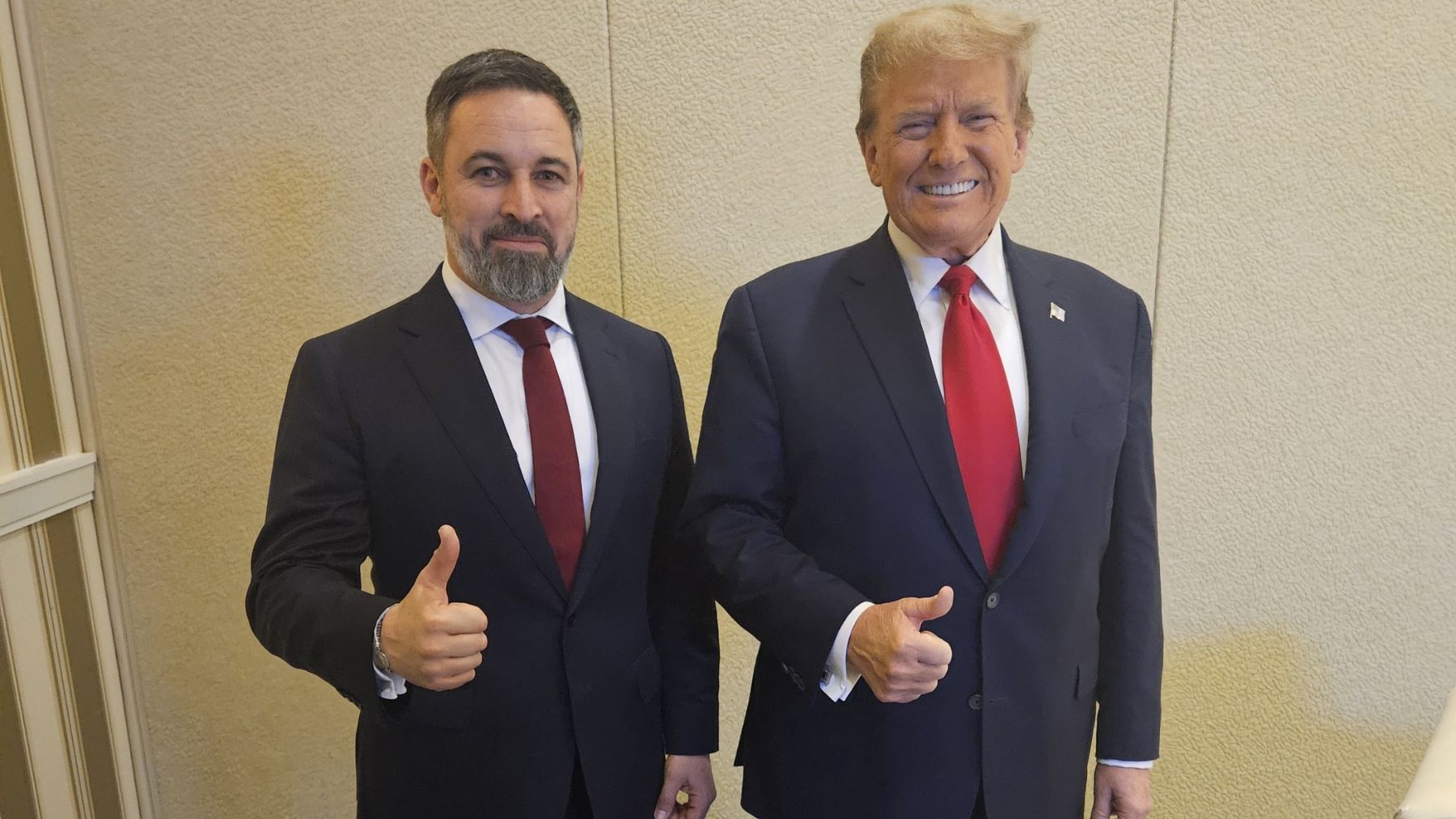 Santiago Abascal y Donald Trump. (Ep)