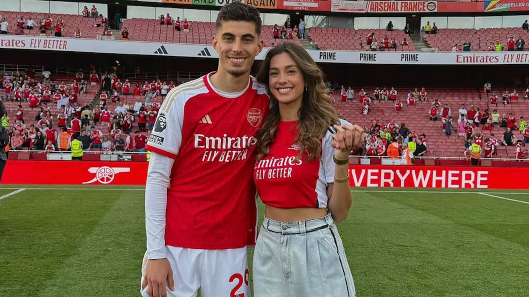 Sophia, la esposa de Kai Havertz, recibió fuertes amenazas en las redes sociales.