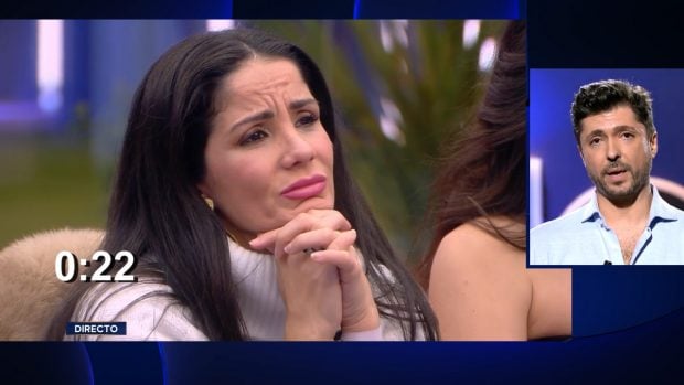 Ángel Cristo Jr hace un alegato para pedir la salvación de Ana Herminia en GH DÚO 3. (Mediaset)