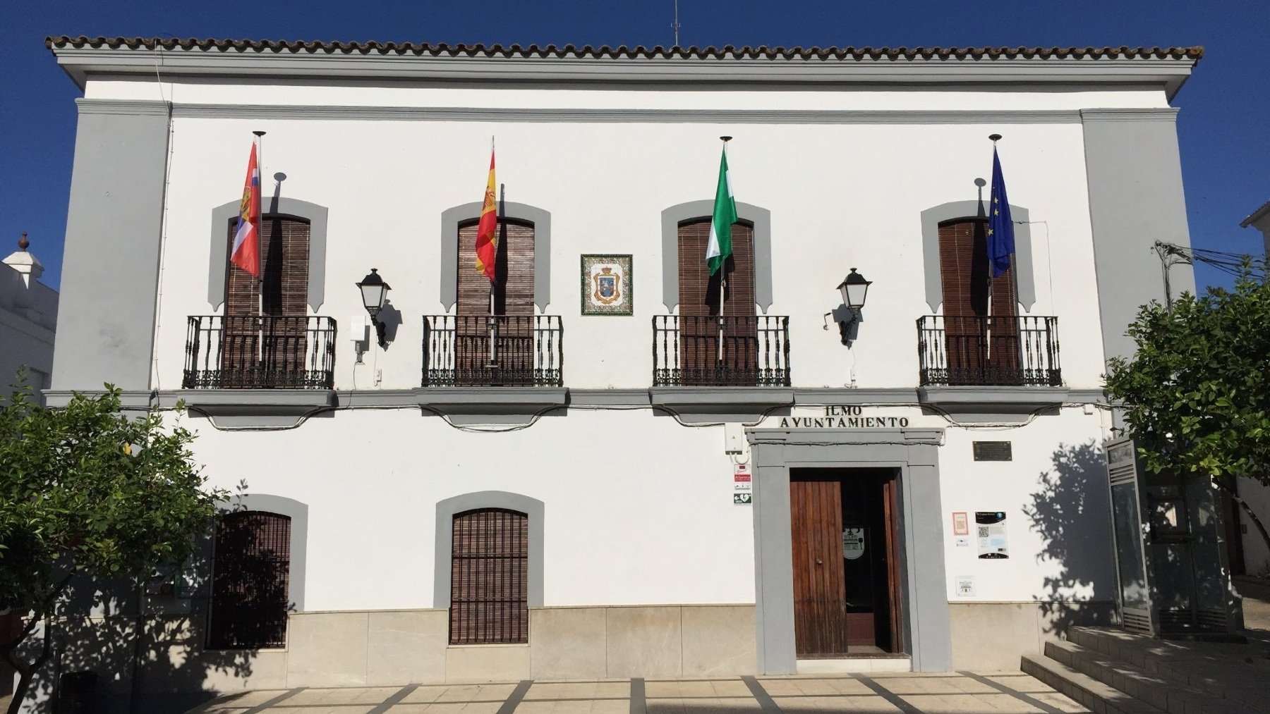 Ayuntamiento de Cumbres Mayores, en Huelva.