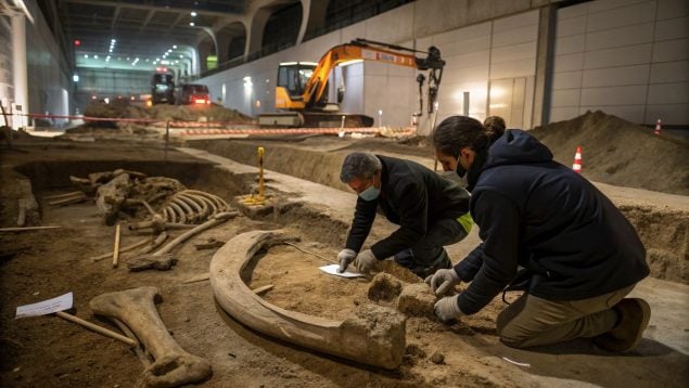 Excavación, arqueología, descubrimientos, restos, huesos