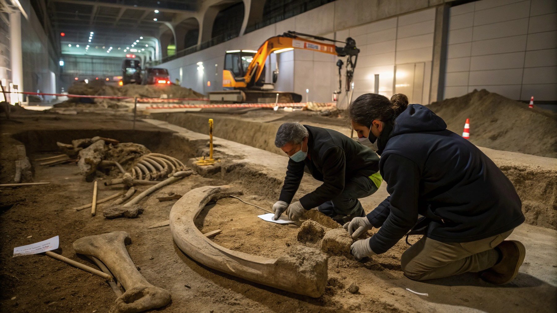 Excavación arqueológica. Imagen: Elaboración propia.