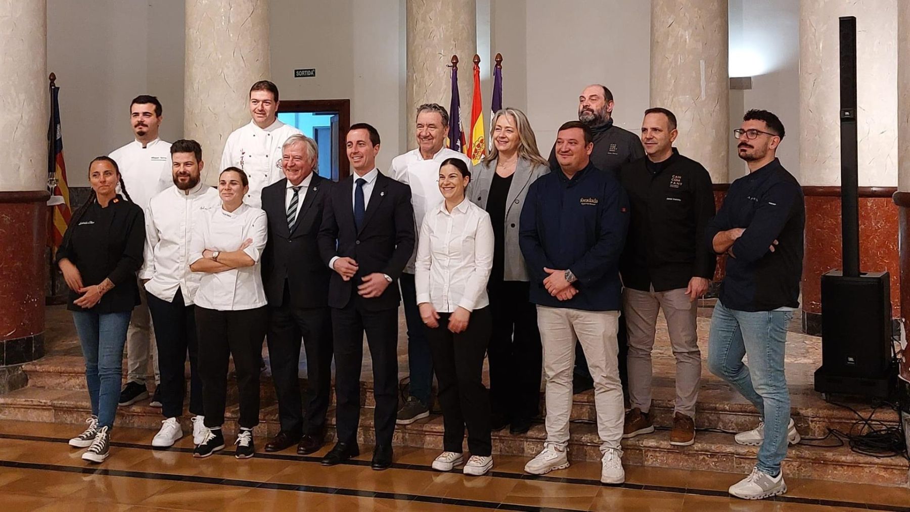 Foto de familia de la presentación del programa de actos de Mallorca en Madrid Fusión.