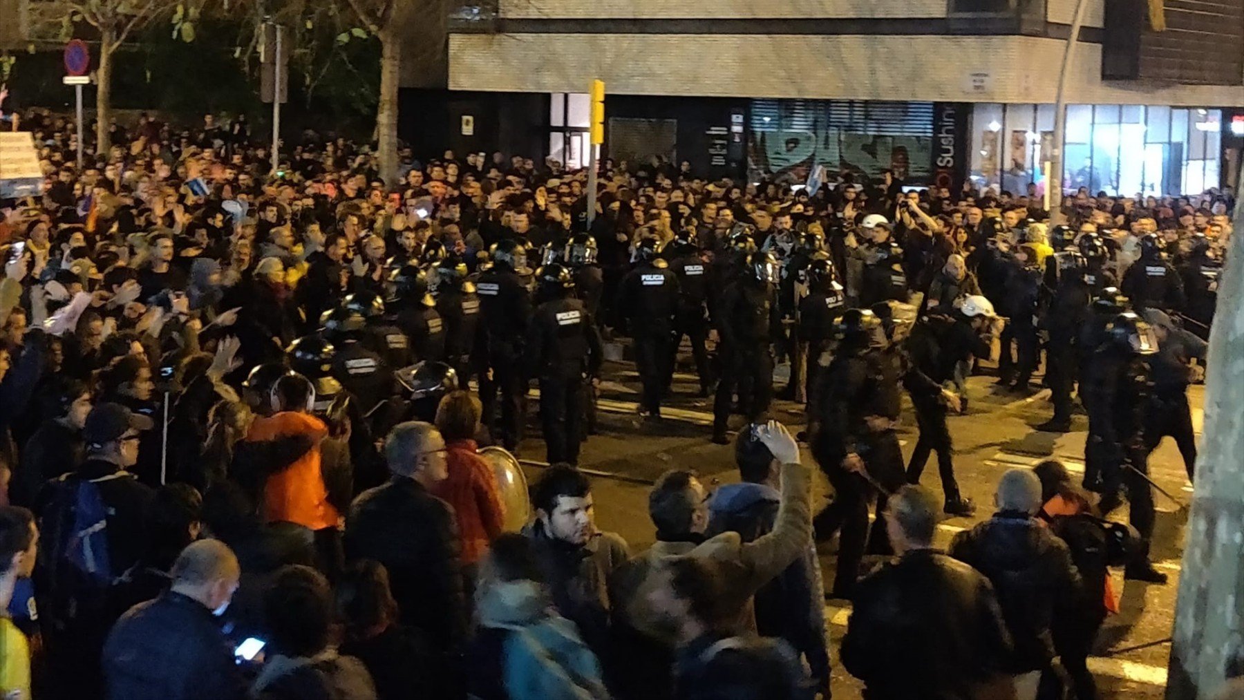 Pelea de Boix Nois hace unos años en Barcelona. (EP)