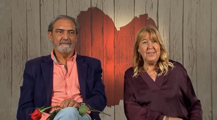 Tomás y Nuria en la decisión final de 'First Dates'. (Mediaset)