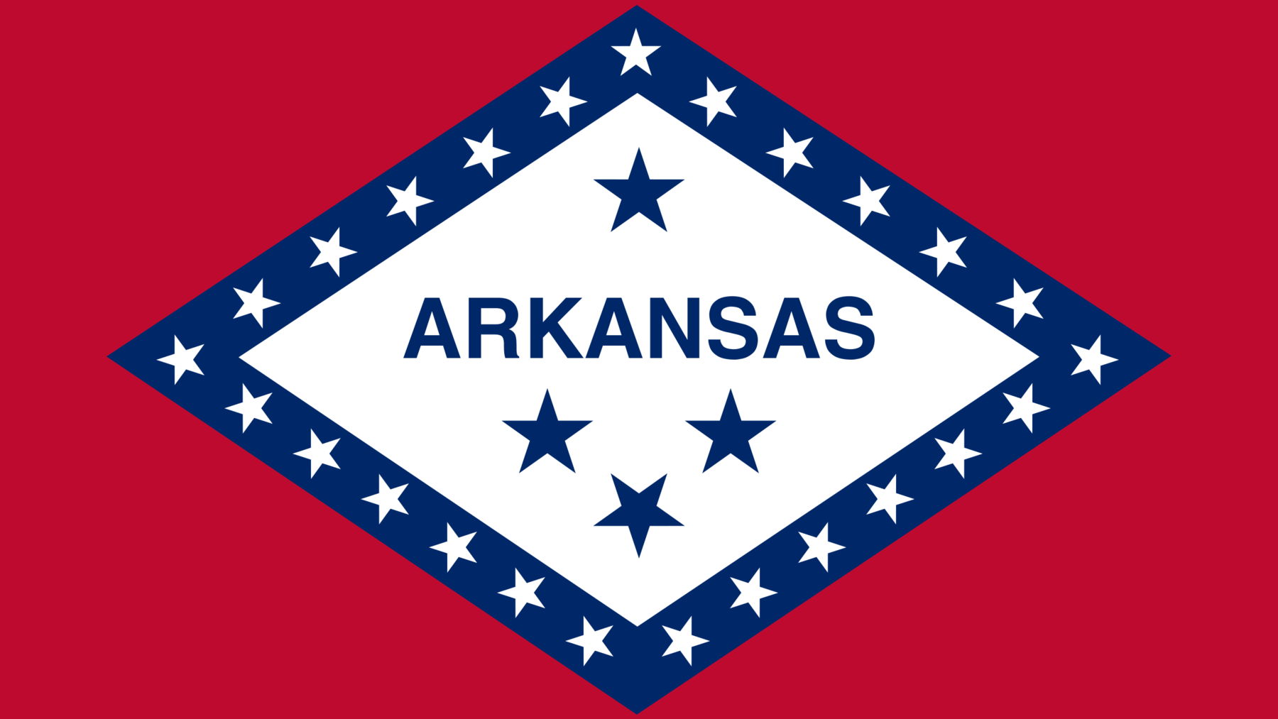 Bandera de Arkansas.