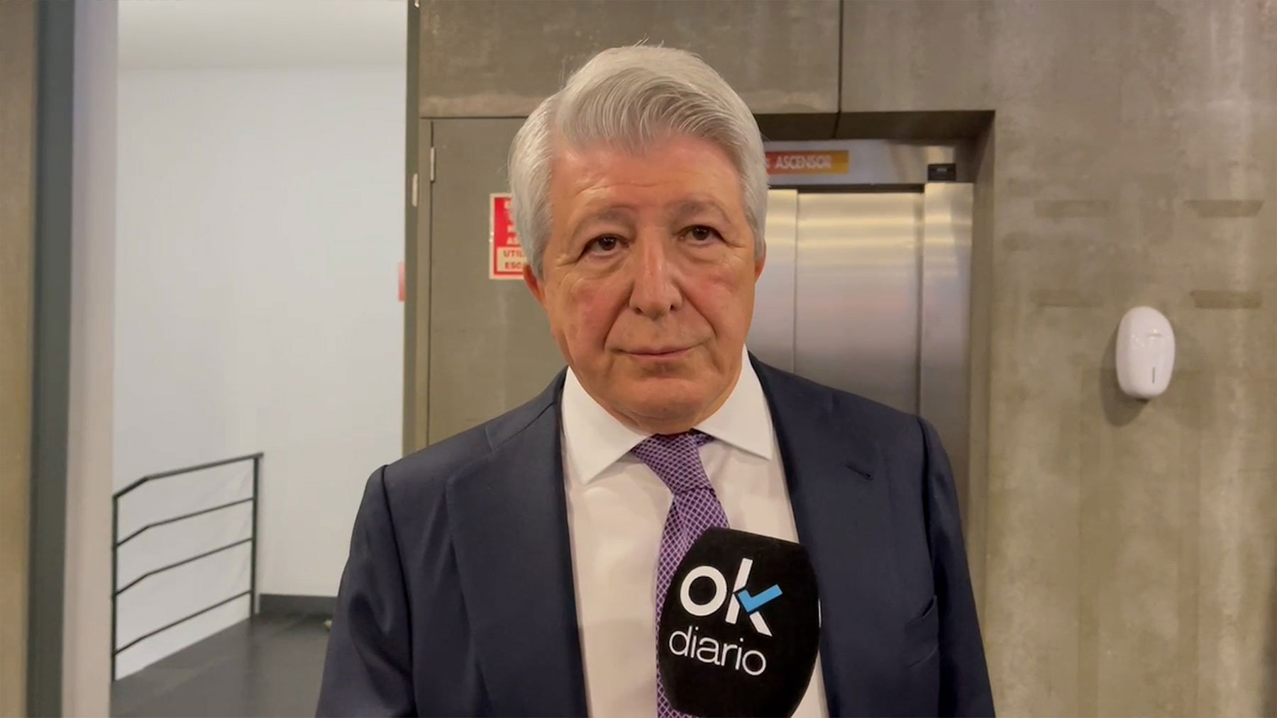 Enrique Cerezo atiende a OKDIARIO.