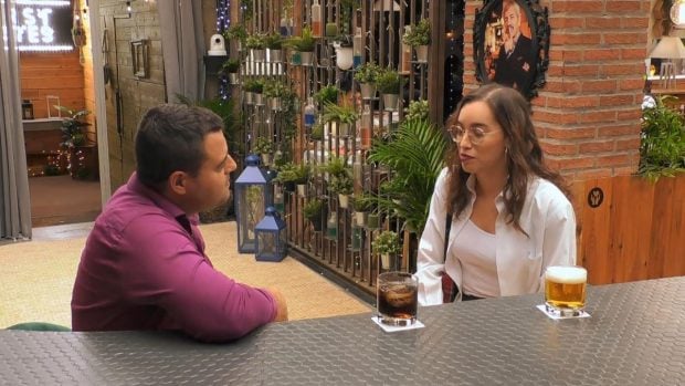 Jorge y Paloma se conocen en First Dates. (Mediaset)