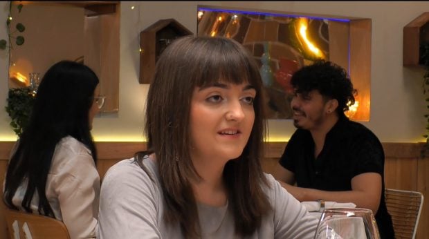 Morgana en First Dates. (Mediaset)