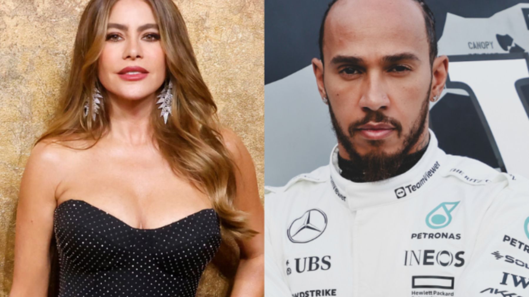 Sofía Vergara, Lewis Hamilton