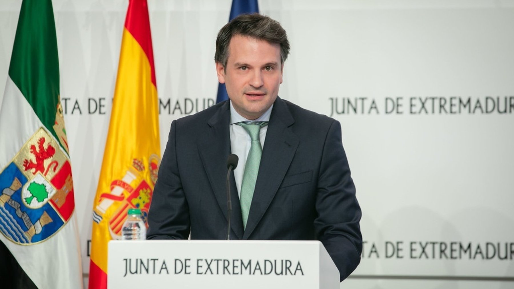 El consejero de Presidencia de la Junta de Extremadura, Abel Bautista. (EP)