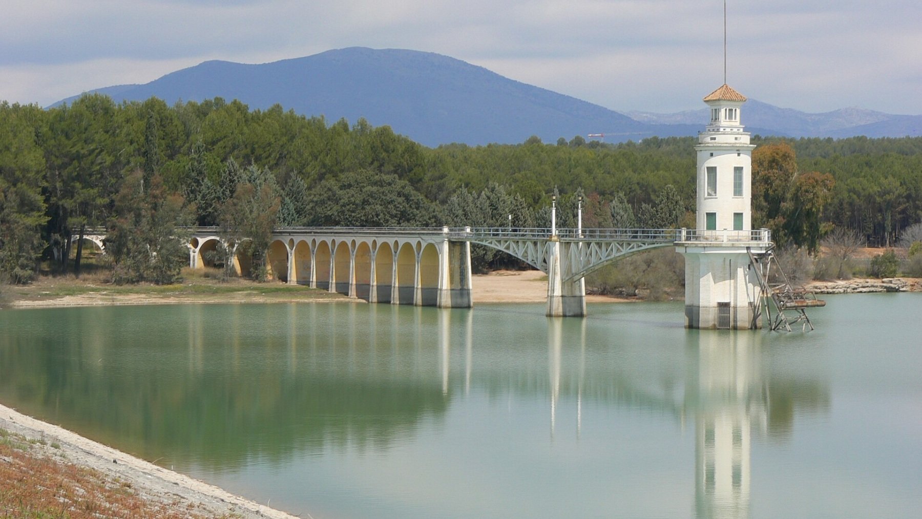 Pantano de Cubillas, en Granada.