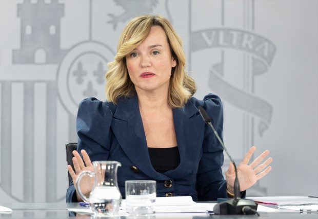 Pilar Alegría, Telefónica, Pallete