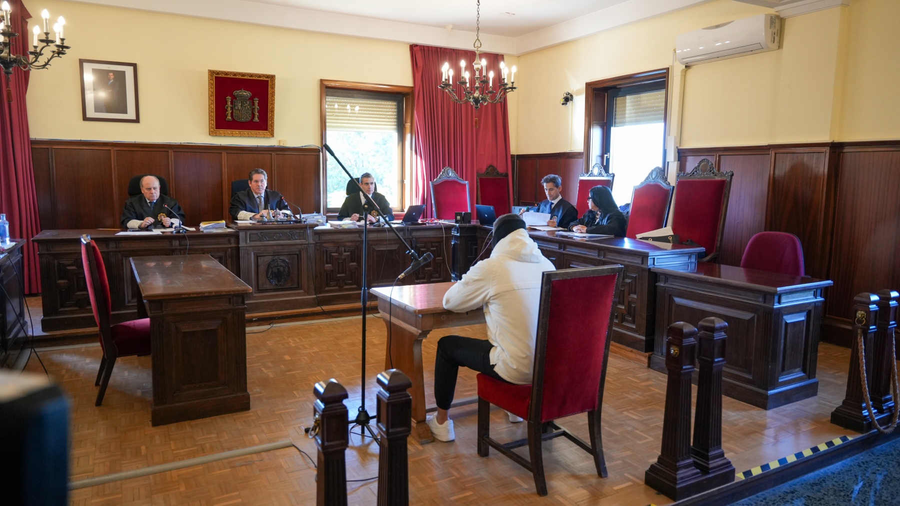 José Manuel V. V. comparece en el juicio por el atropello mortal de la bebé. (Foto: EP)
